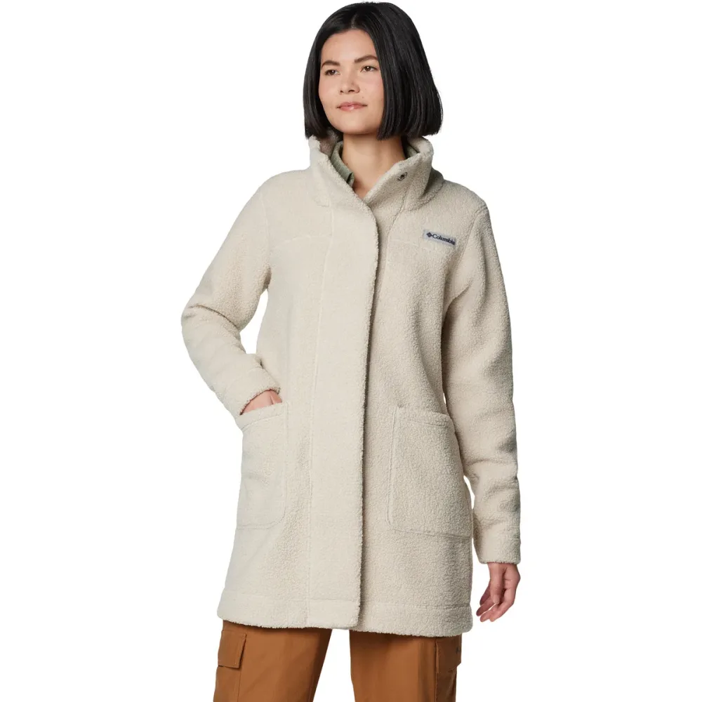 Columbia Panorama™ Long Damen Midlayer Weiss, Damen, Größe: XL