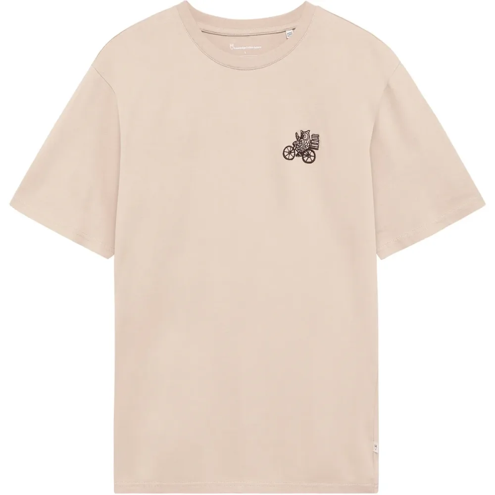 KnowledgeCotton Apparel Herren Chest Embroidery T-Shirt
