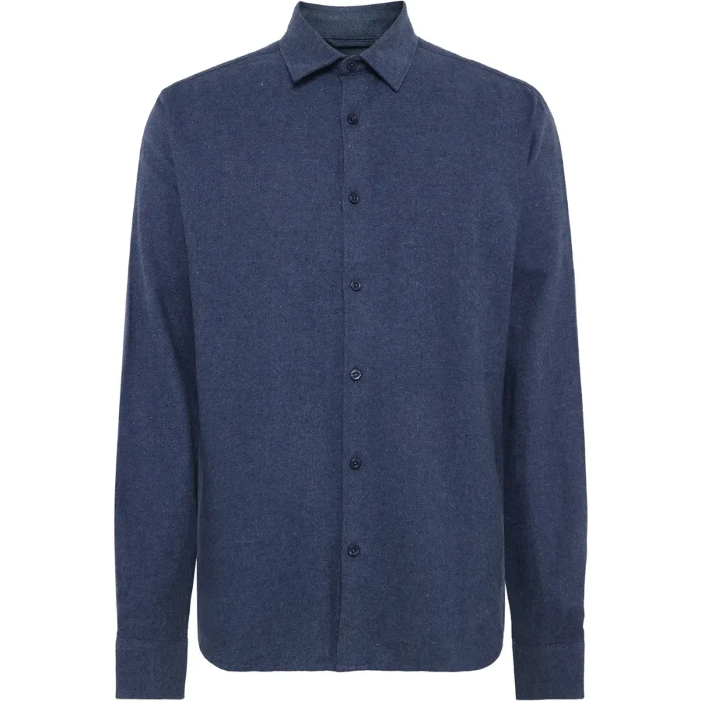 KnowledgeCotton Apparel Herren Dune Regular Flannel Hemd