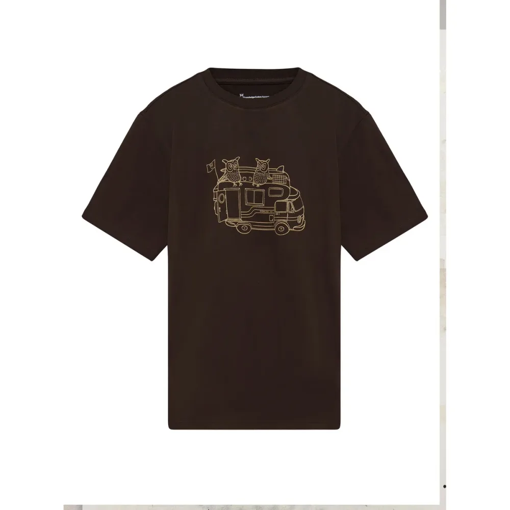 KnowledgeCotton Apparel Herren Front Print T-Shirt