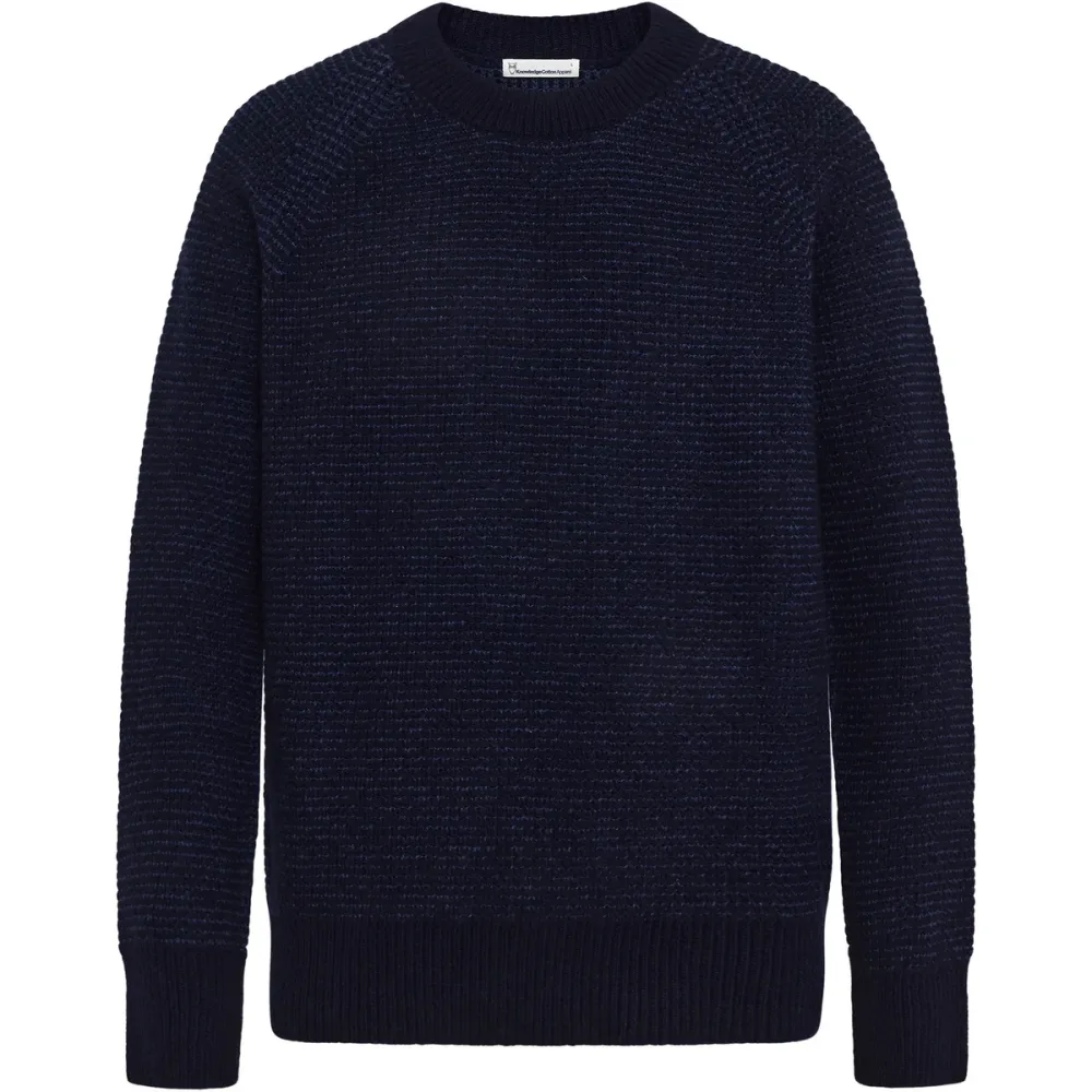 KnowledgeCotton Apparel Herren Lambswool Crew Neck Pullover