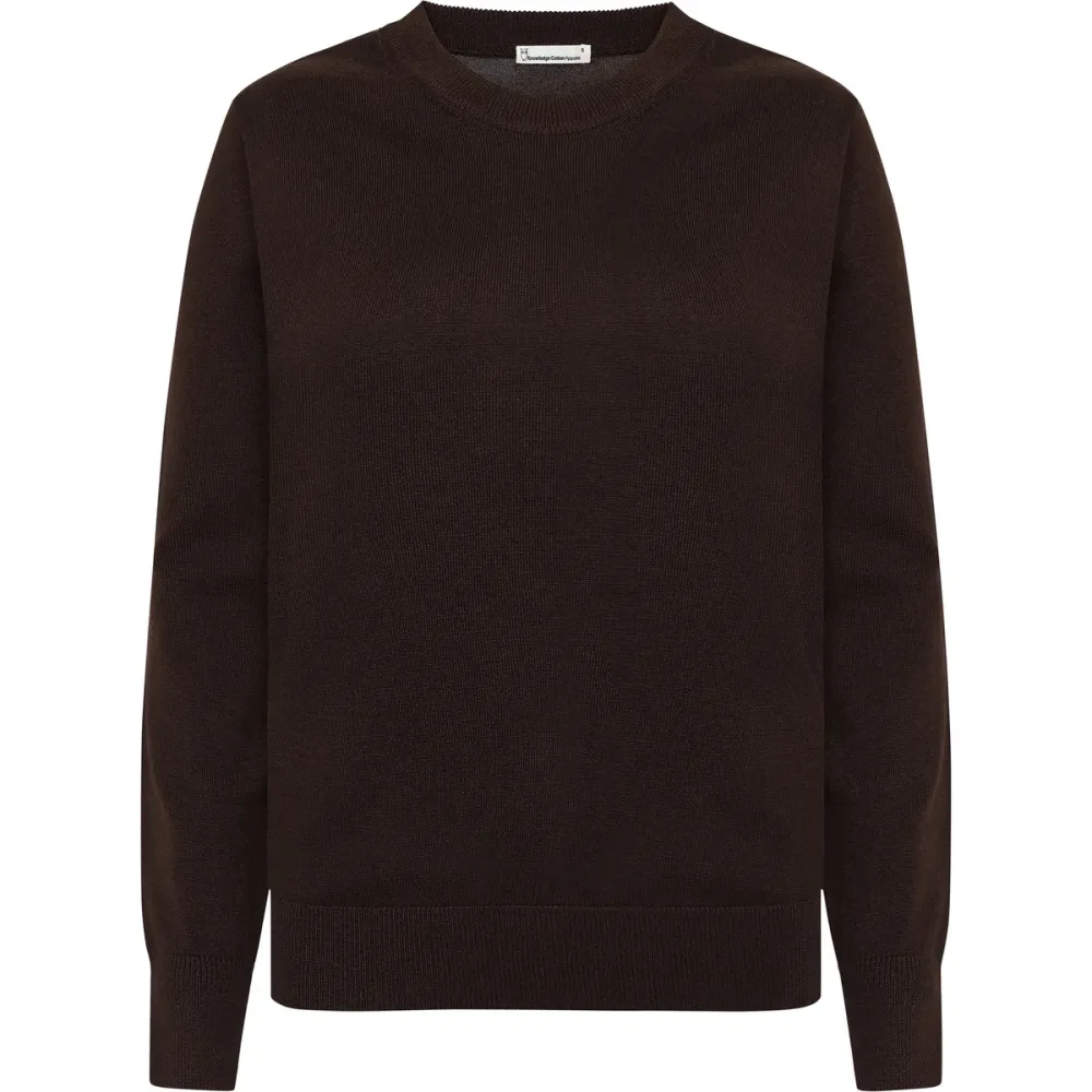 KnowledgeCotton Apparel Damen Merino Crew Neck Pullover