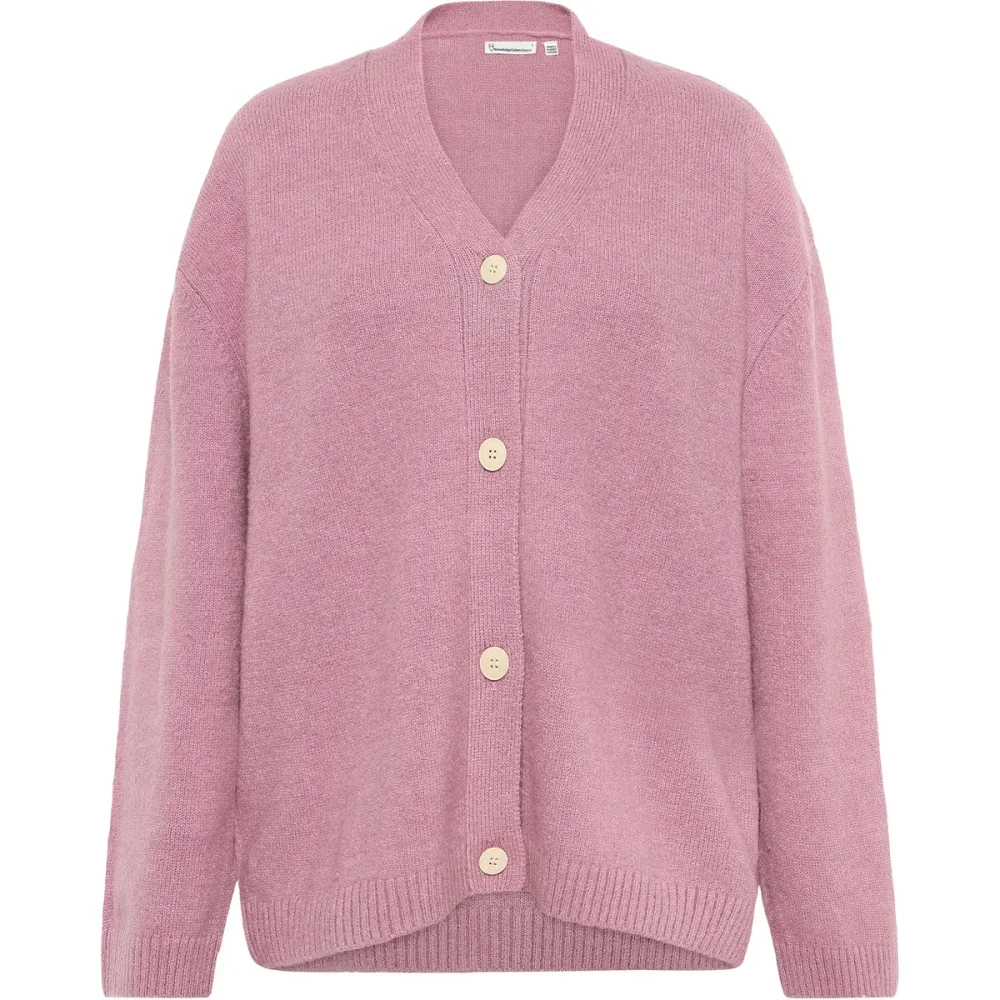 KnowledgeCotton Apparel Damen Soufflé Yarn Cardigan Jacke