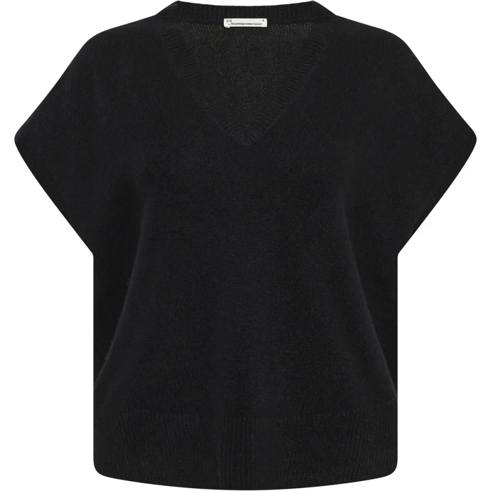 KnowledgeCotton Apparel Damen Lambswool Knit Vest Pullover