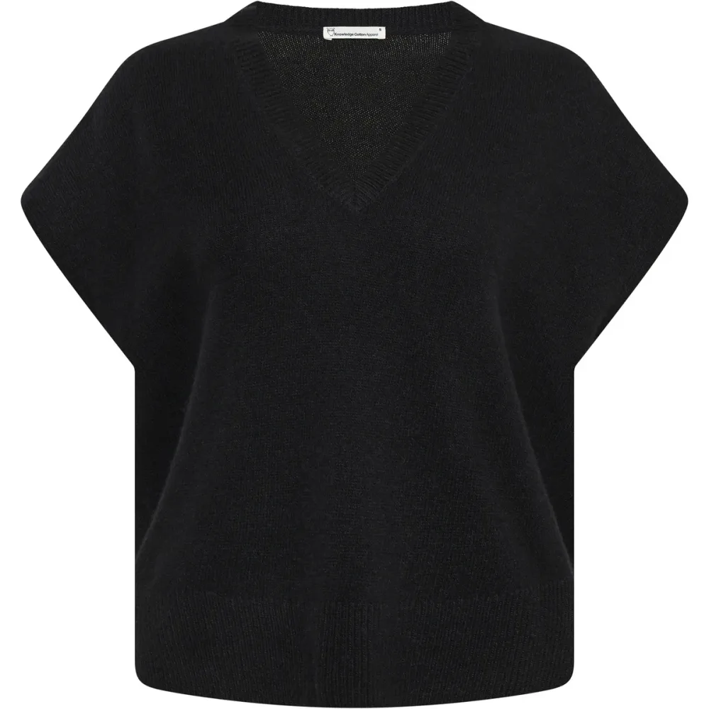 KnowledgeCotton Apparel Damen Lambswool Knit Vest Pullover