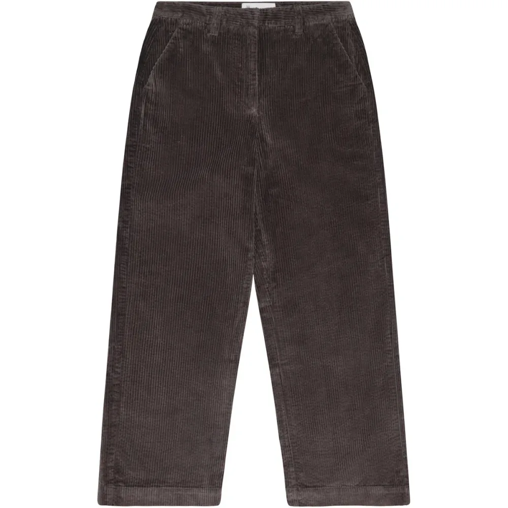 KnowledgeCotton Apparel Damen Bora Wide Corduroy Hose