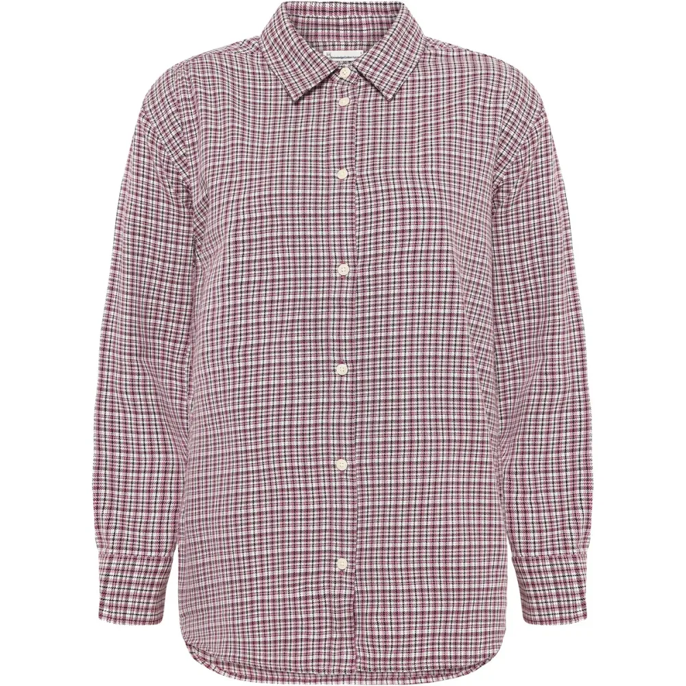 KnowledgeCotton Apparel Damen Vega Relaxed Check Hemd