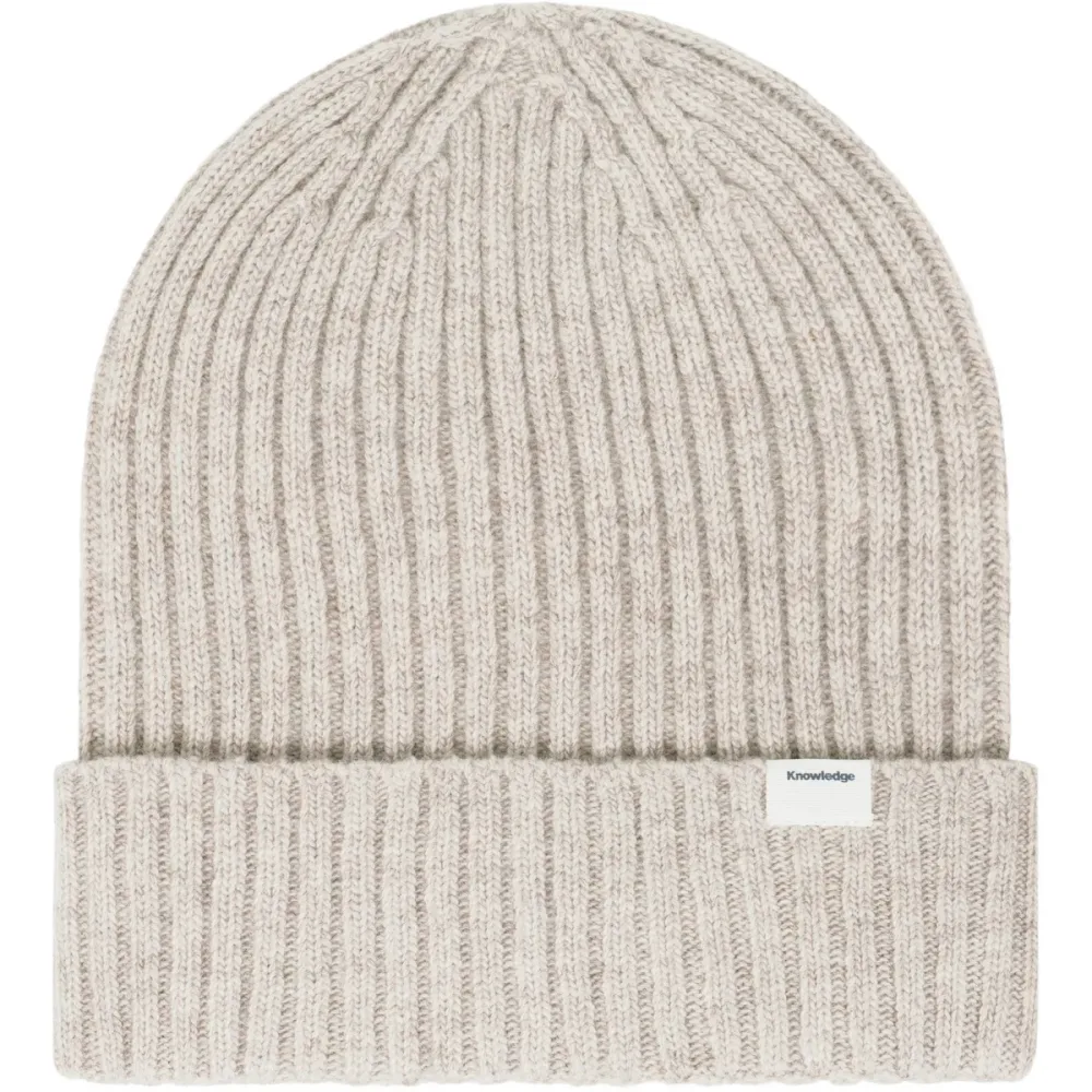 KnowledgeCotton Apparel Lambswool Rib Mütze