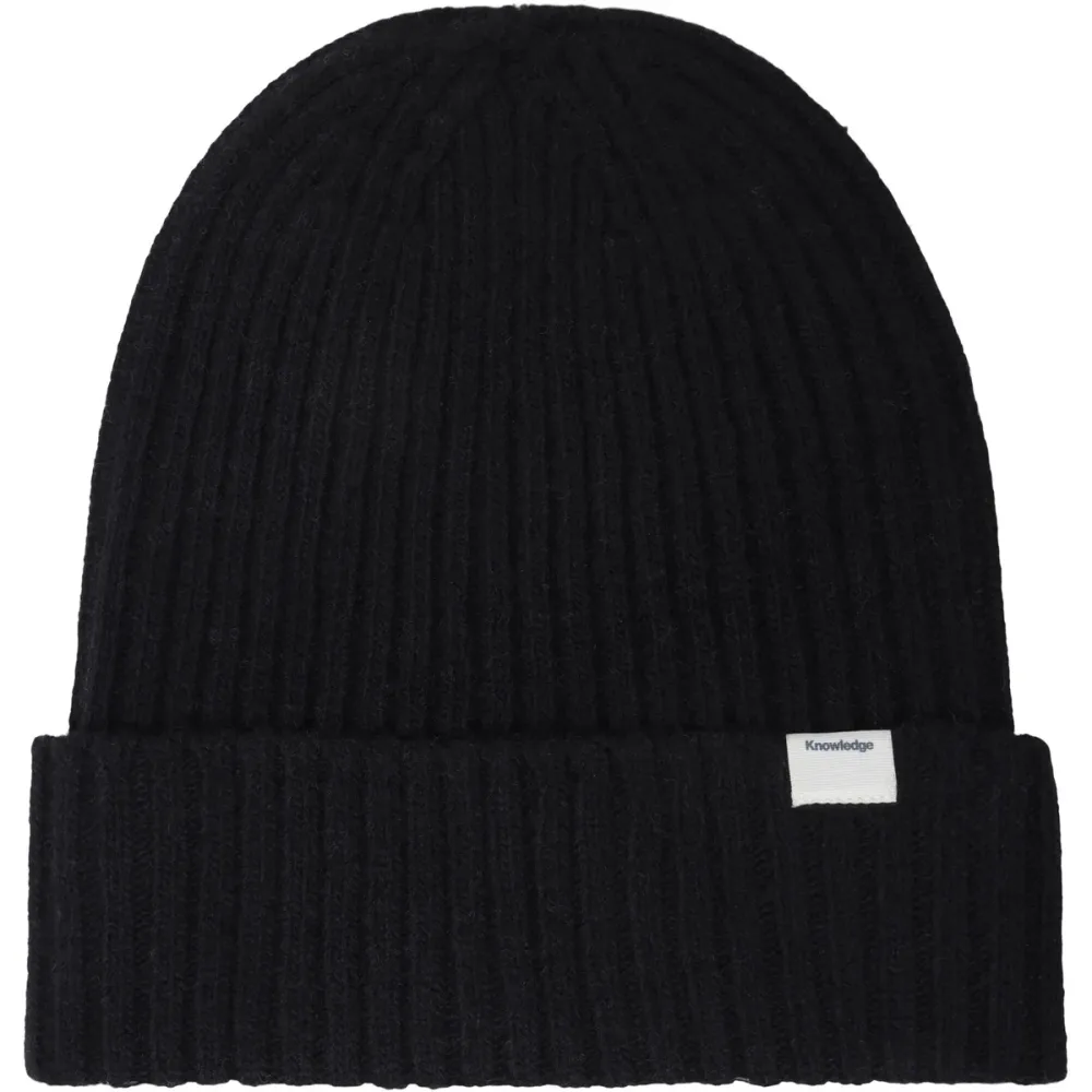 KnowledgeCotton Apparel Lambswool Rib Mütze