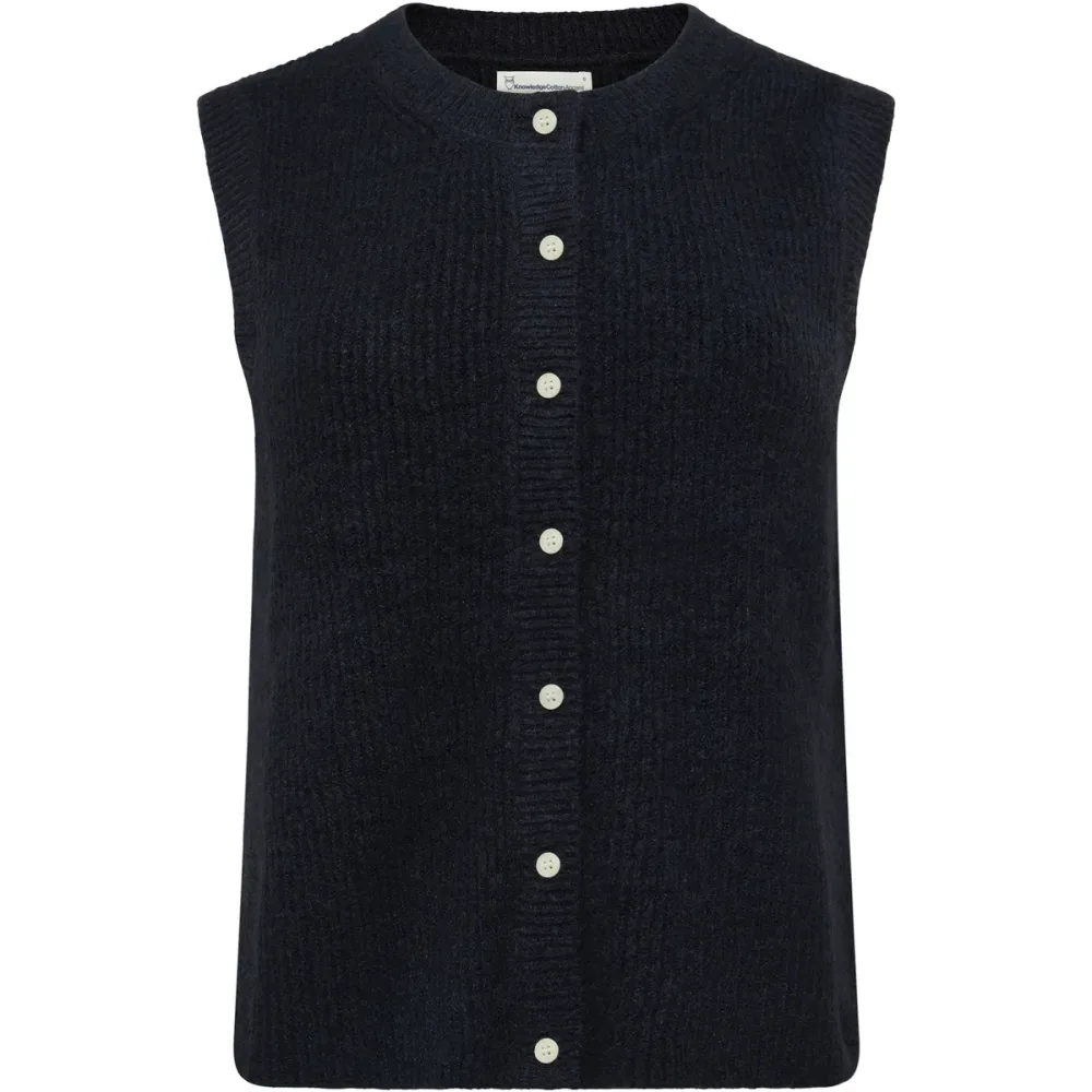 KnowledgeCotton Apparel Damen Soufflé Yarn Weste