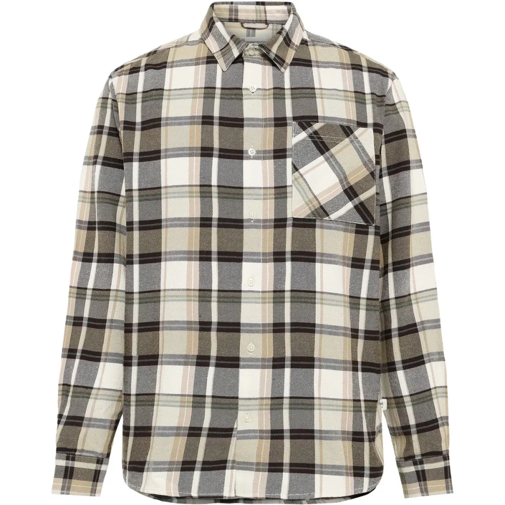 KnowledgeCotton Apparel Herren Checked Flannel Hemd