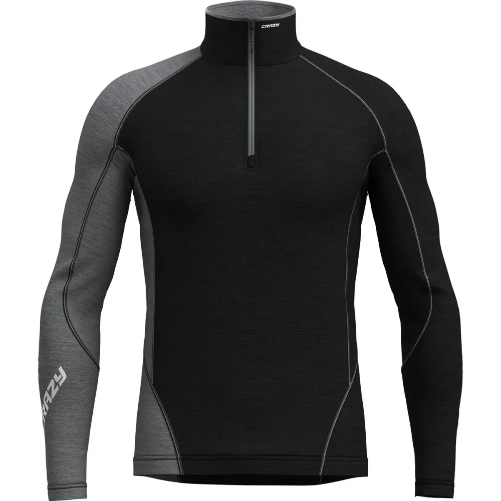 Crazy Herren Fahrenheit Zip Longsleeve