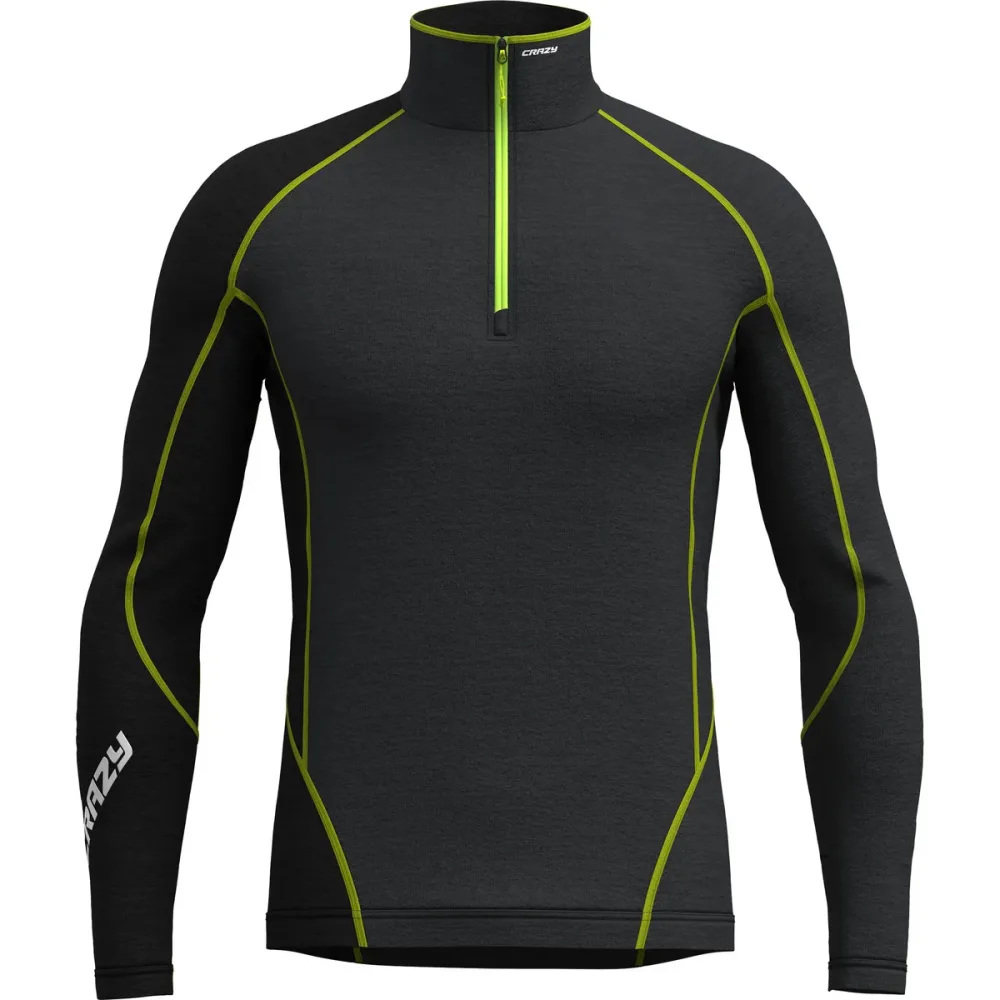 Crazy Herren Fahrenheit Zip Longsleeve