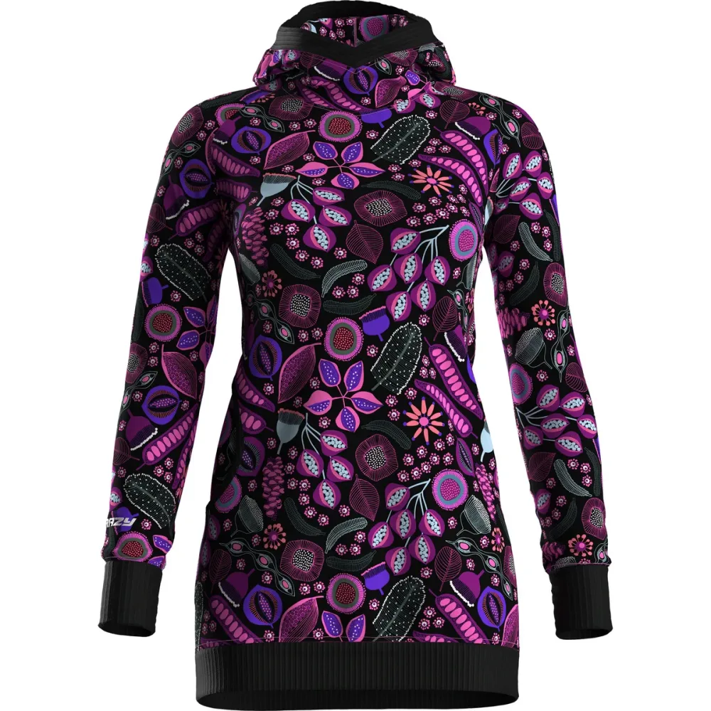 Crazy Damen Spritz Kleid