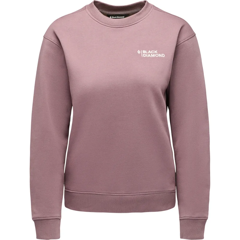 Black Diamond Damen Mini Stacked Crewneck Pullover