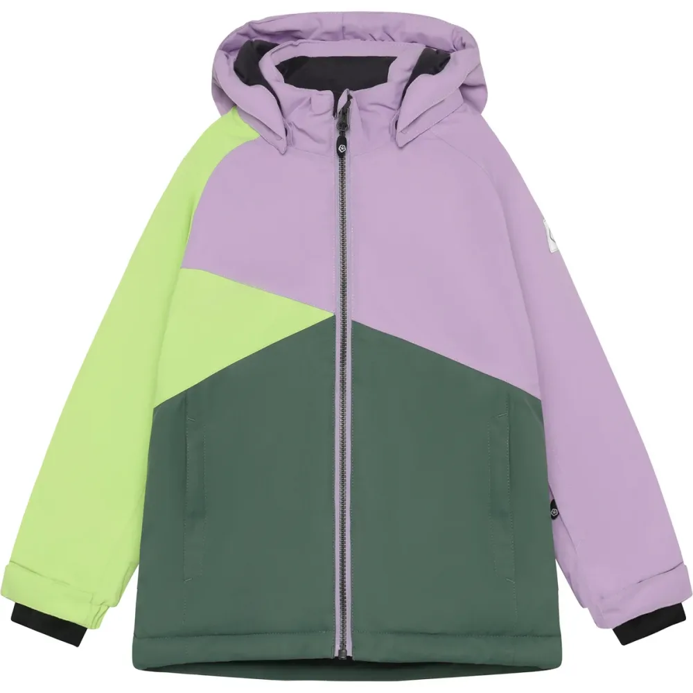 Color Kids Kinder Colorblock Ski Jacke
