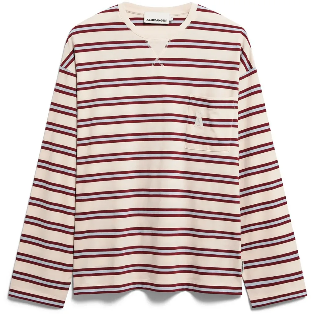 Armedangels Damen Iconic å Fietaa Stripe Longsleeve