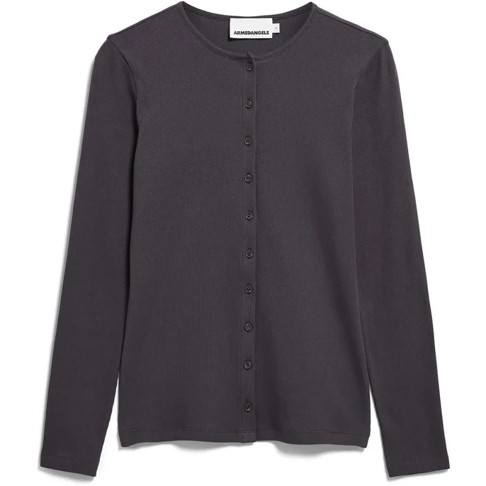 Armedangels Damen Rib Button Jacke