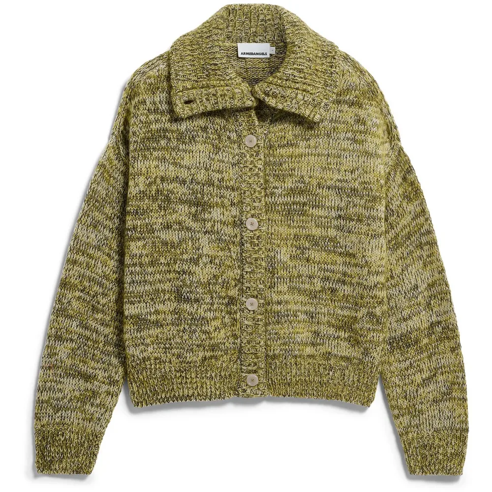 Armedangels Damen Mouliné Brushed Knit Cardigan Jacke