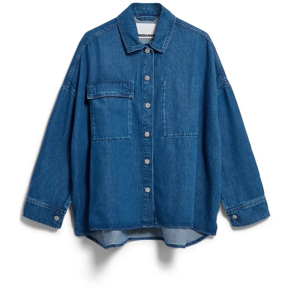 Armedangels Damen Oversized Denim Bluse