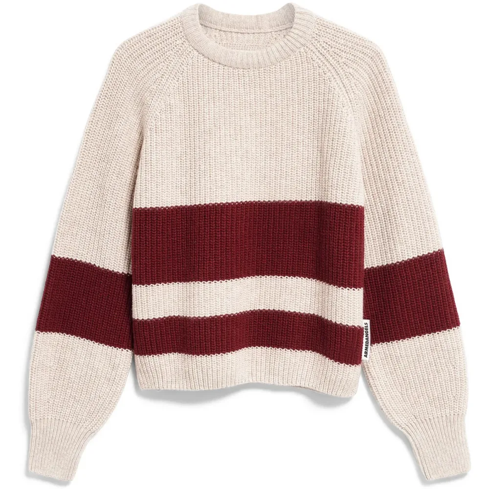 Armedangels Damen Rib Striped Knit Pullover