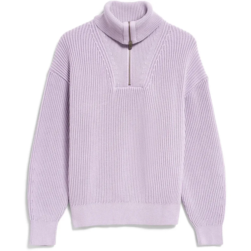 Armedangels Damen Vanisé Rib Knit Troyer Pullover