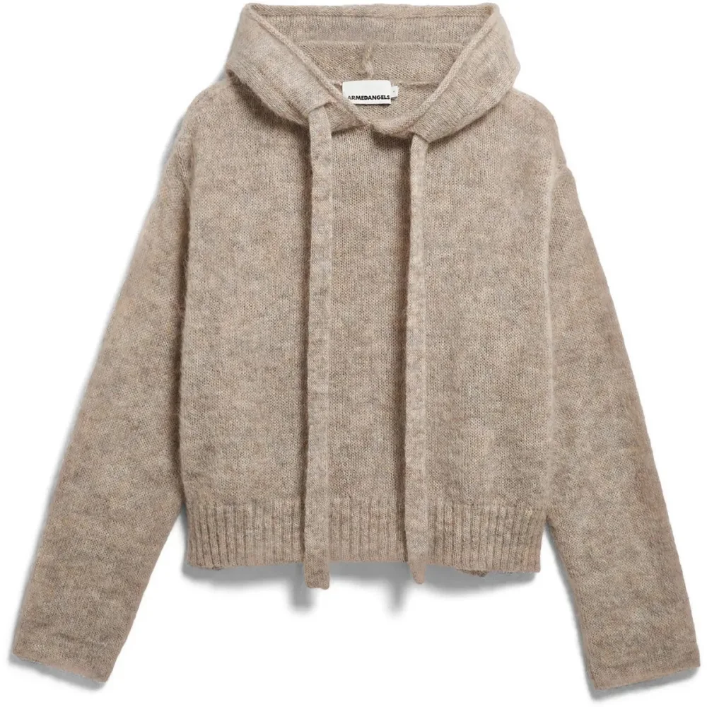 Armedangels Damen Mohair Blend Knit Hoodie
