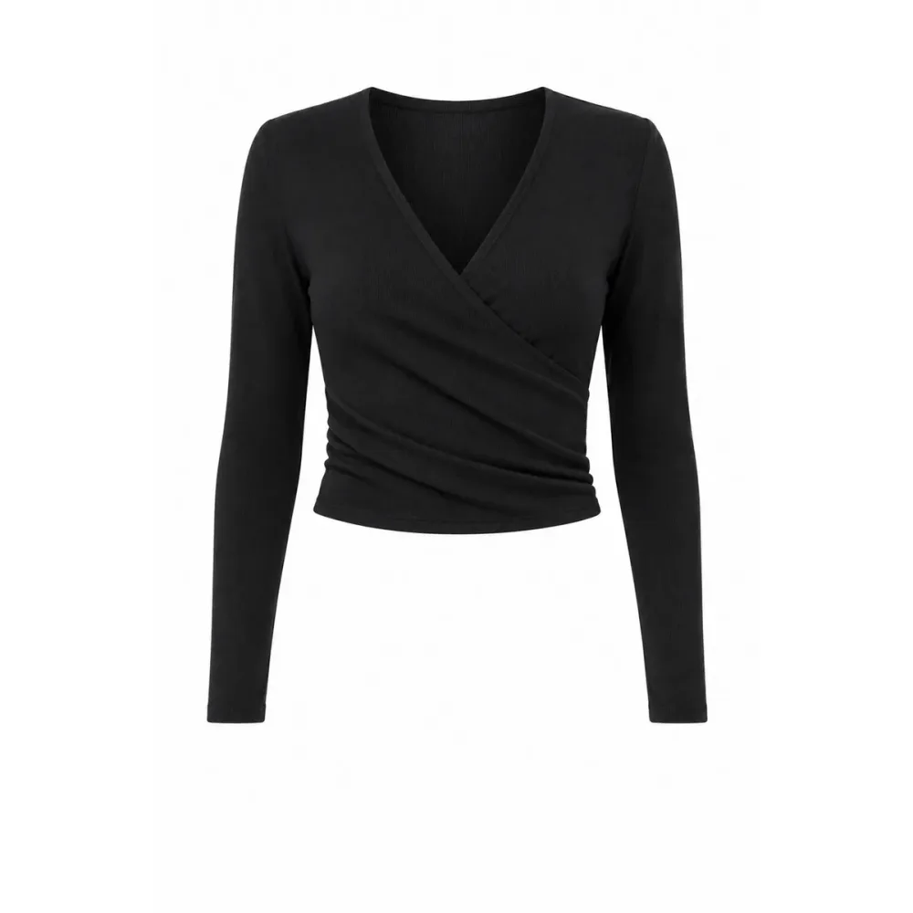 Mandala Damen Ballett Wrap Longsleeve