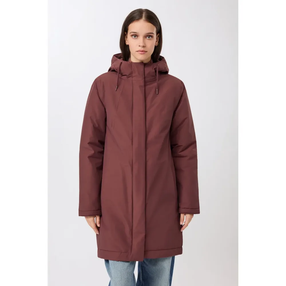LangerChen Damen Wattierter Parka