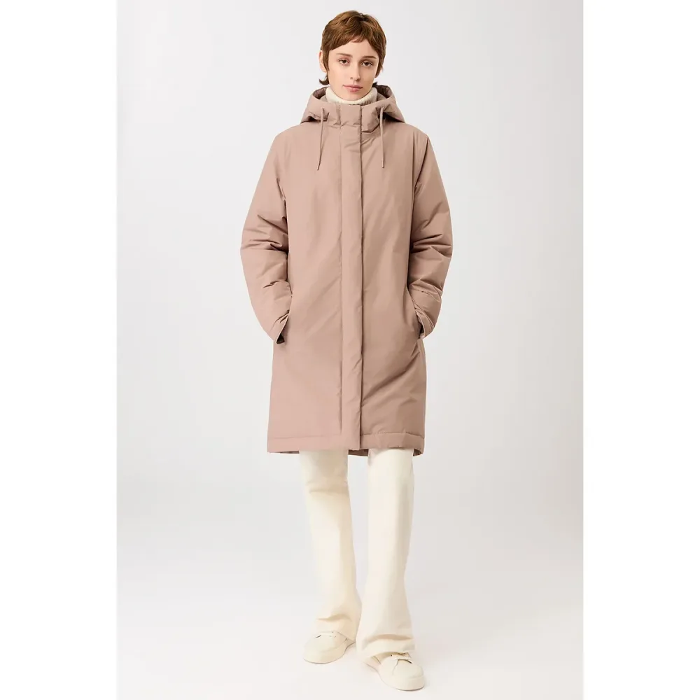 LangerChen Damen Wattierter Parka
