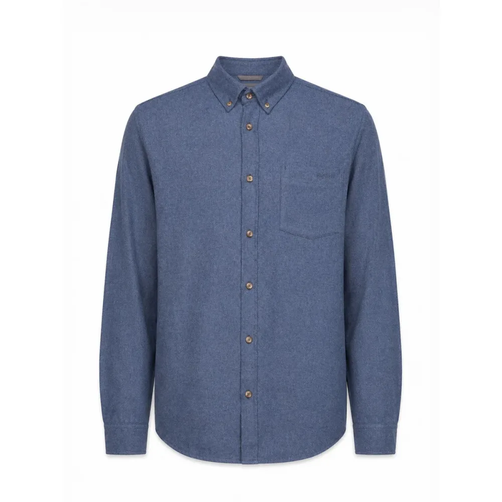 Mazine Herren Melange Flannel Hemd