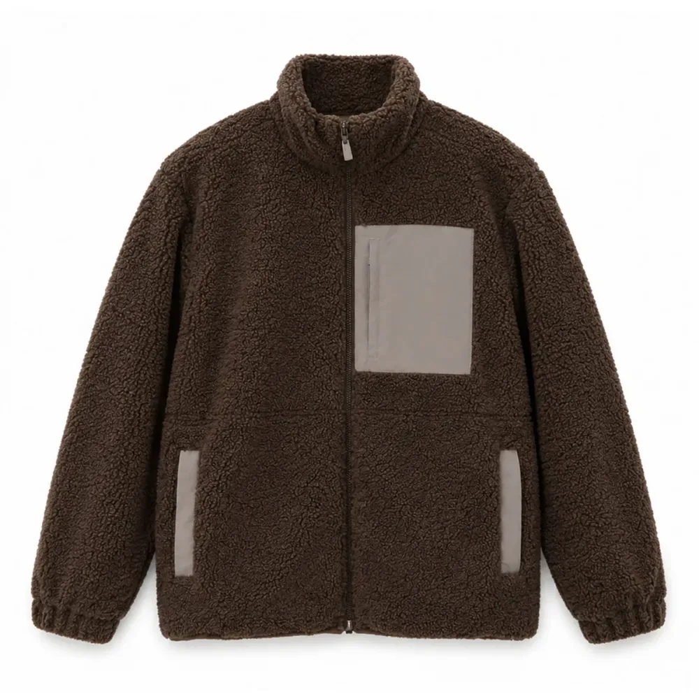 Mazine Herren Padded Sherpa Jacke