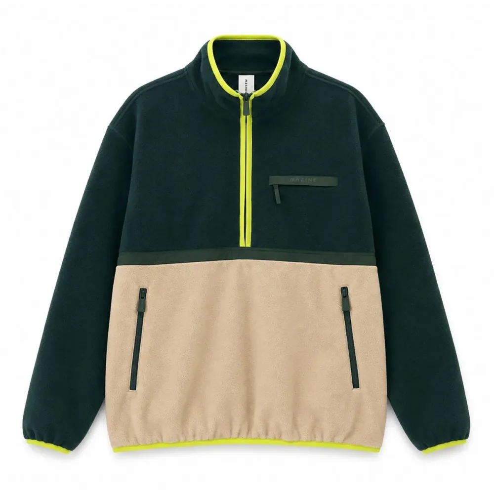 Mazine Herren Color Block Half-Zip Pullover