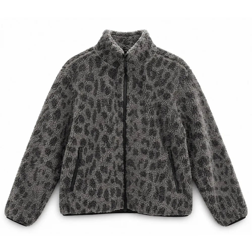 Mazine Damen Printed Sherpa Jacke