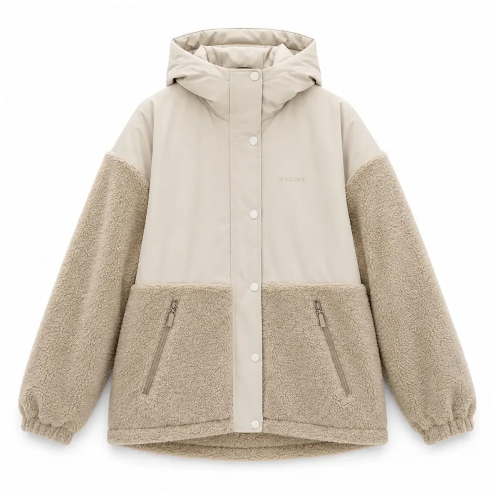 Mazine Damen Fabric Blocking Jacke