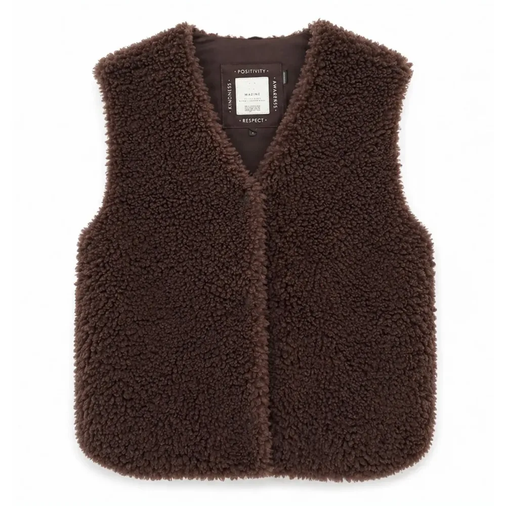 Mazine Damen Faux-Fur Weste