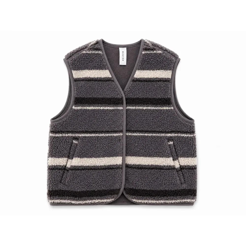 Mazine Damen Printed Sherpa Weste