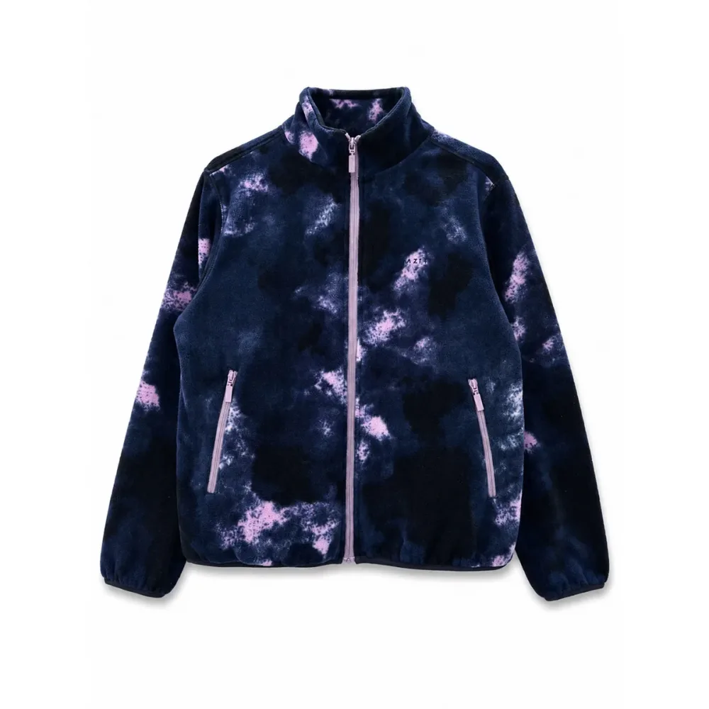 Mazine Damen Printed Fleece Jacke