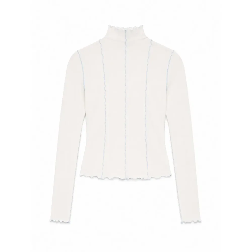 Mazine Damen Babylock Hems Turtleneck Longsleeve