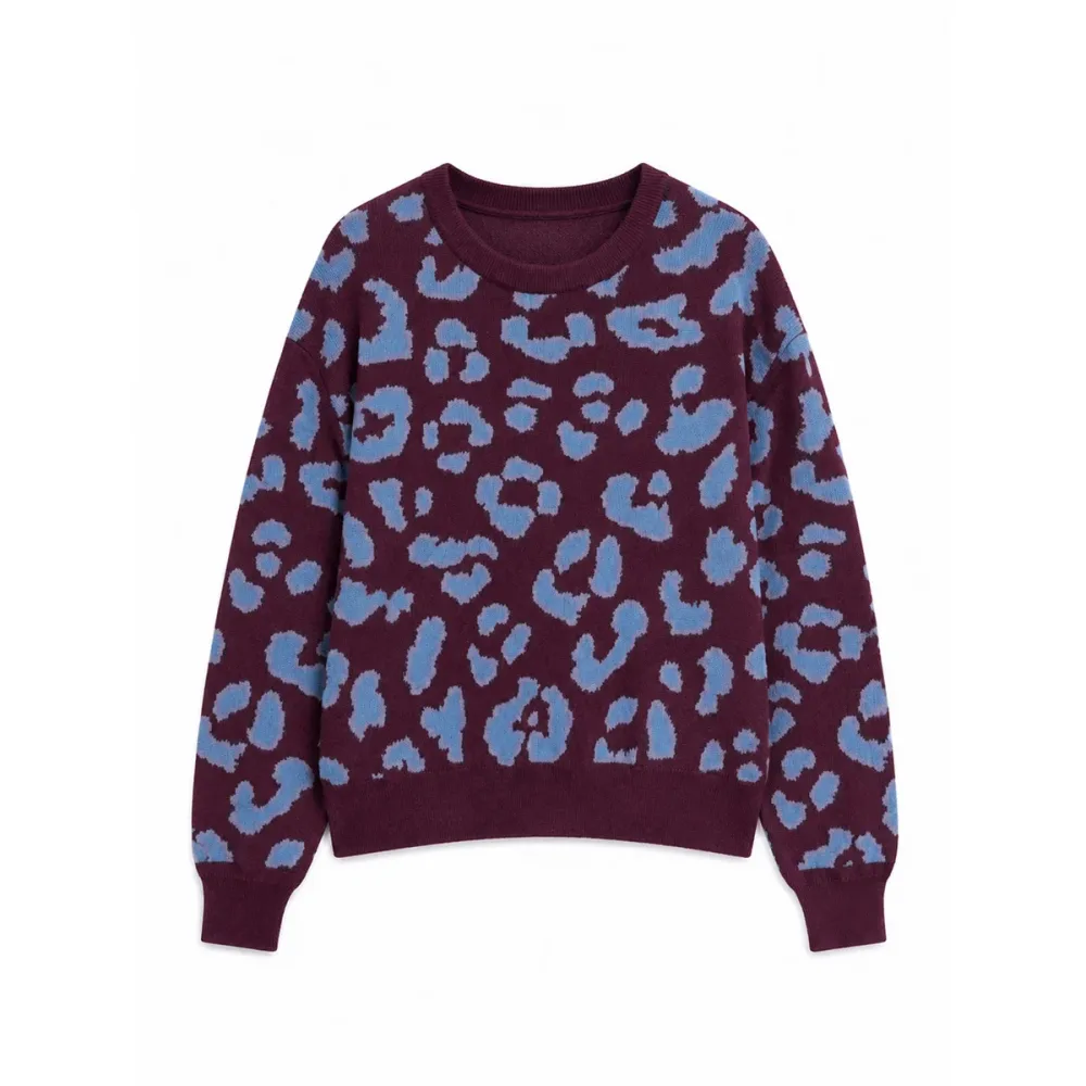 Mazine Damen Leo Jacquard Knit Pullover