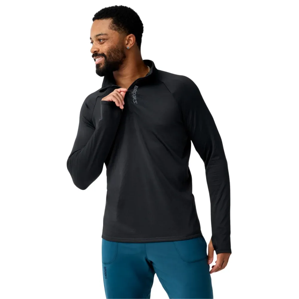 Brooks Herren Momentum Thermal 1/2 Zip Longsleeve