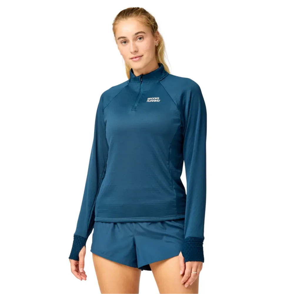 Brooks Damen Thermal Reflective 1/2 Zip Longsleeve