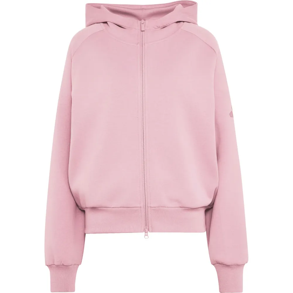 adidas Damen Soft Lux Zip Hoodie Jacke