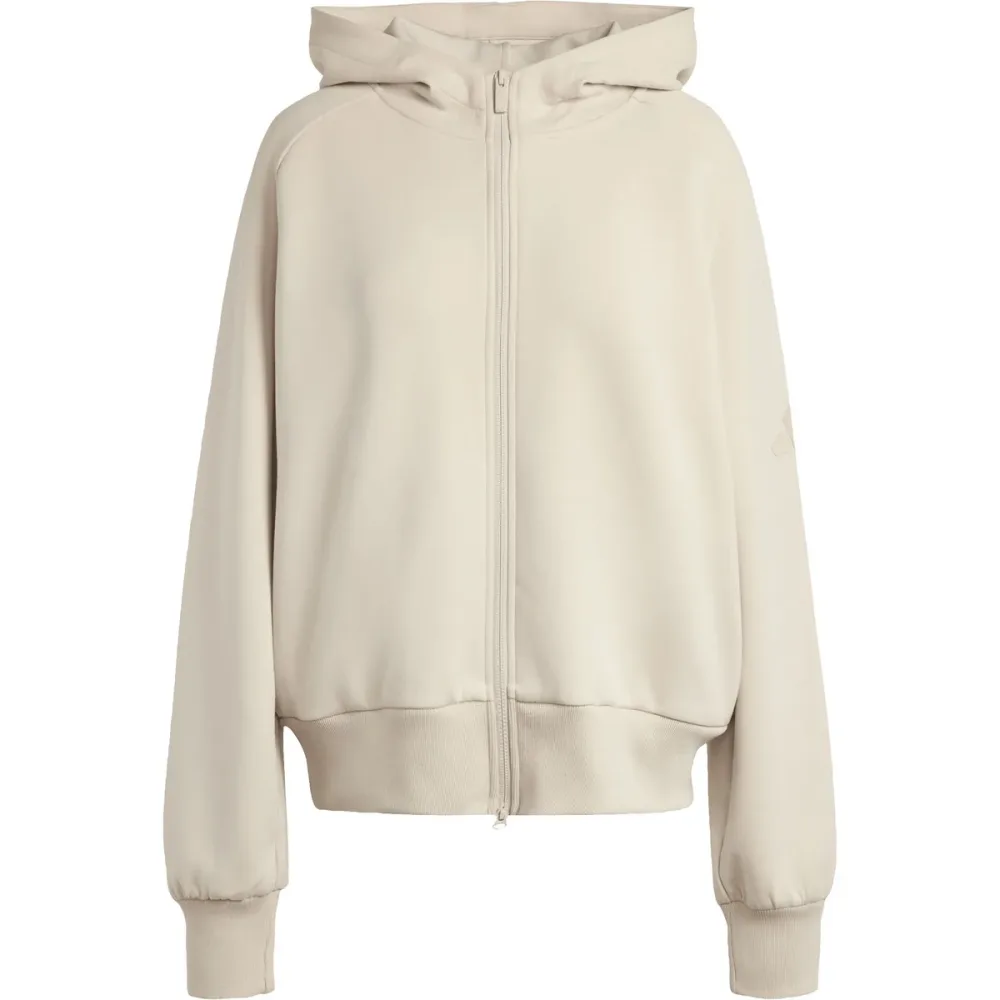 adidas Damen Soft Lux Zip Hoodie Jacke