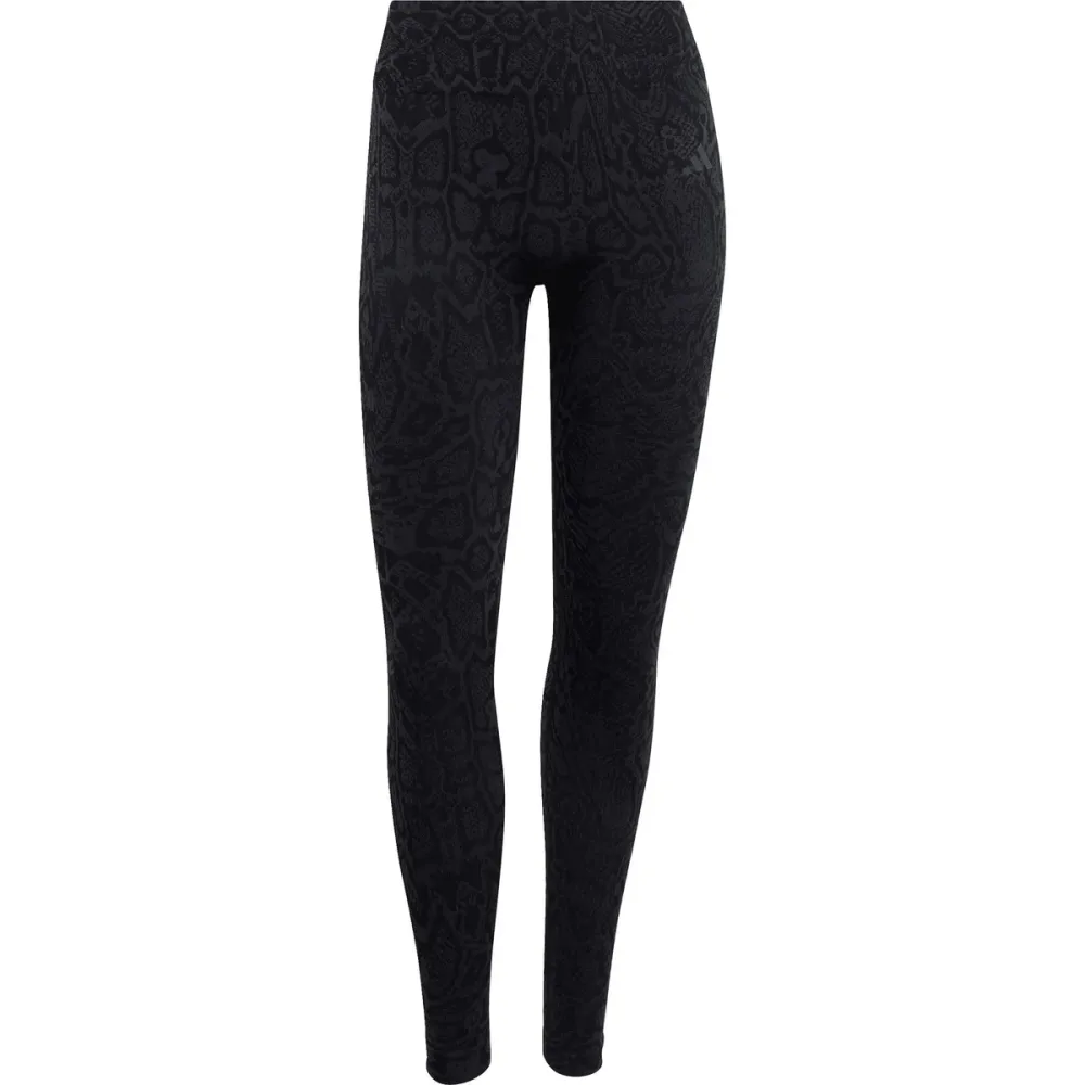 adidas Damen Workout Essentials Knit Snake Tights
