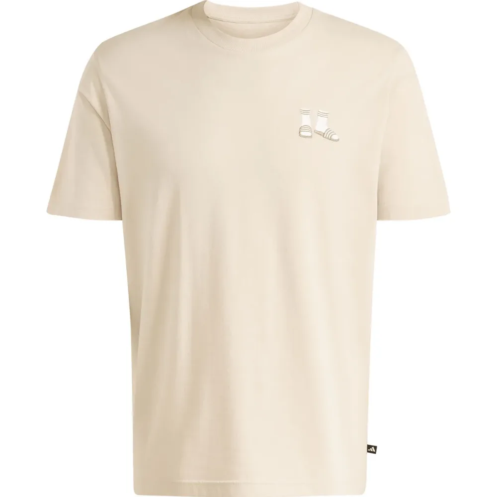 adidas Herren Summer Embroidered Slides T-Shirt
