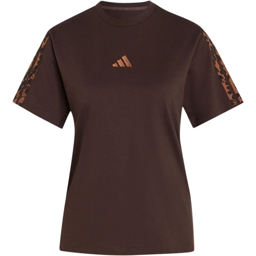 adidas Damen Seasonal Essentials Animal Print T-Shirt