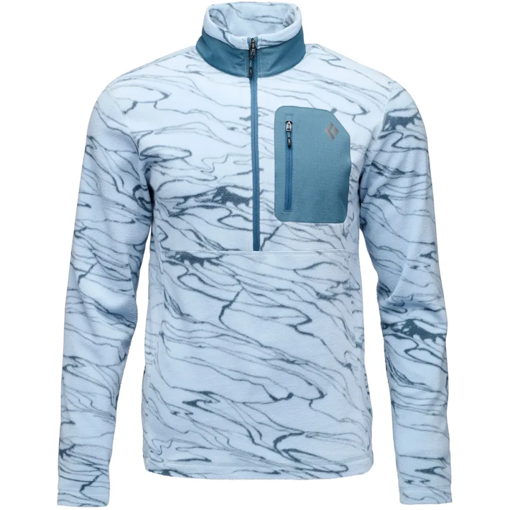 Black Diamond Herren Rift Half Zip Fleece Pullover