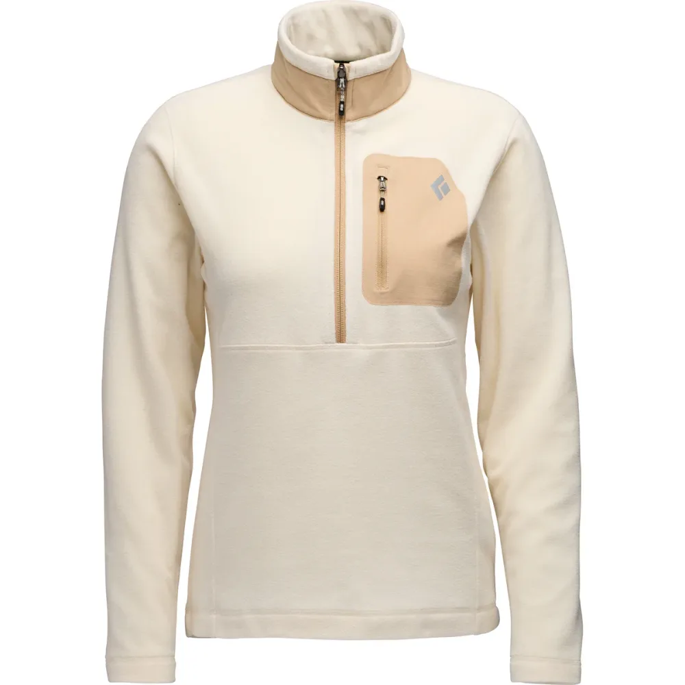 Black Diamond Damen Rift Half Zip Fleece Pullover