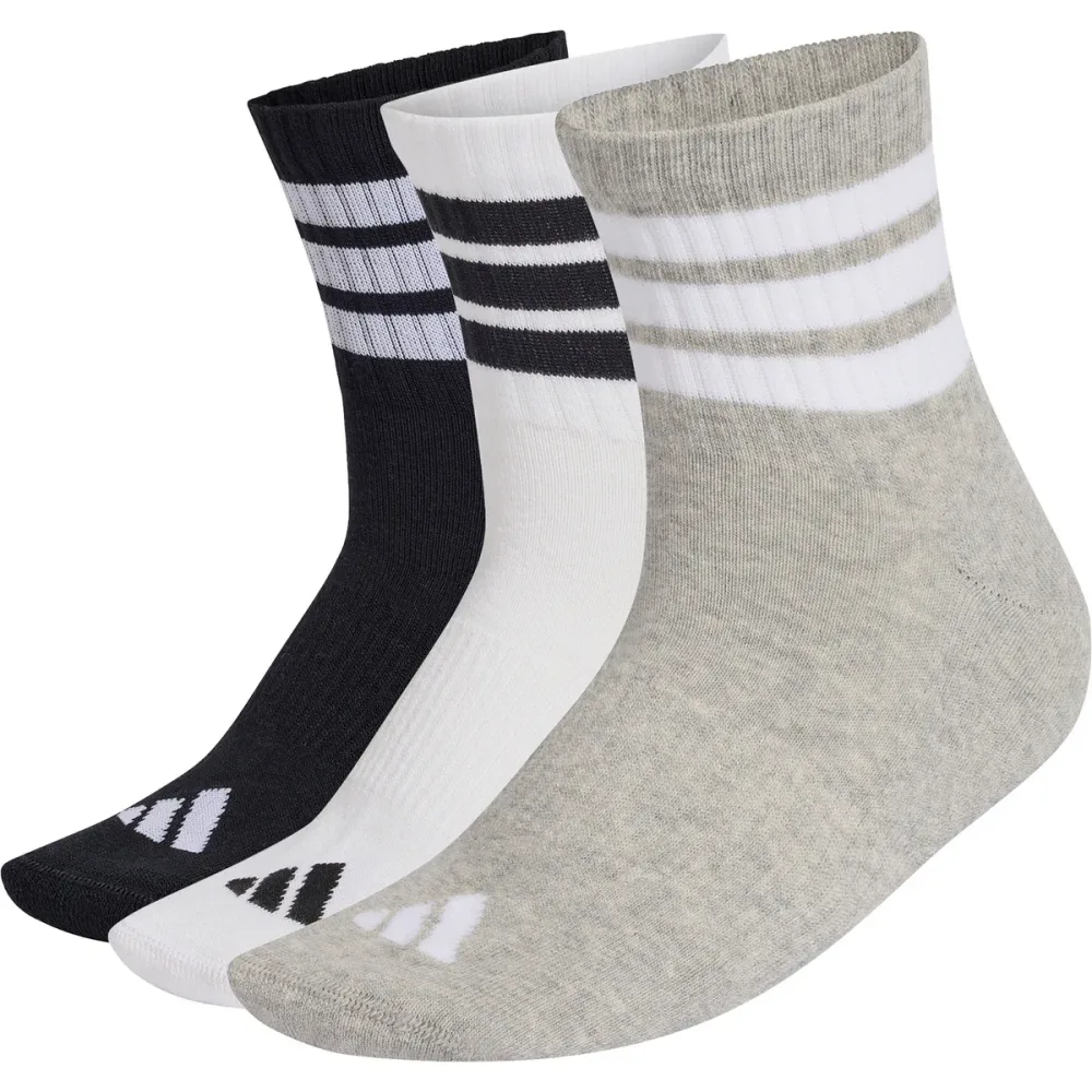 adidas 3 Stripes Mid 3er Pack Socken